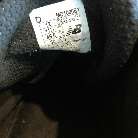 New Balance Mens  Black Hiking Boots Size US 12 - Picture 9 of 9